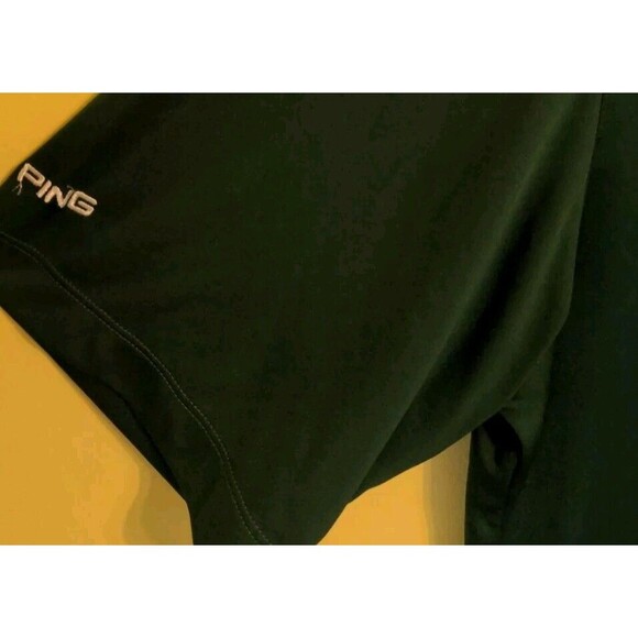 Ping Collection SensorCool Logo Shorts Sleeve Green Polo Shirt Men's Size XL - Picture 2 of 7